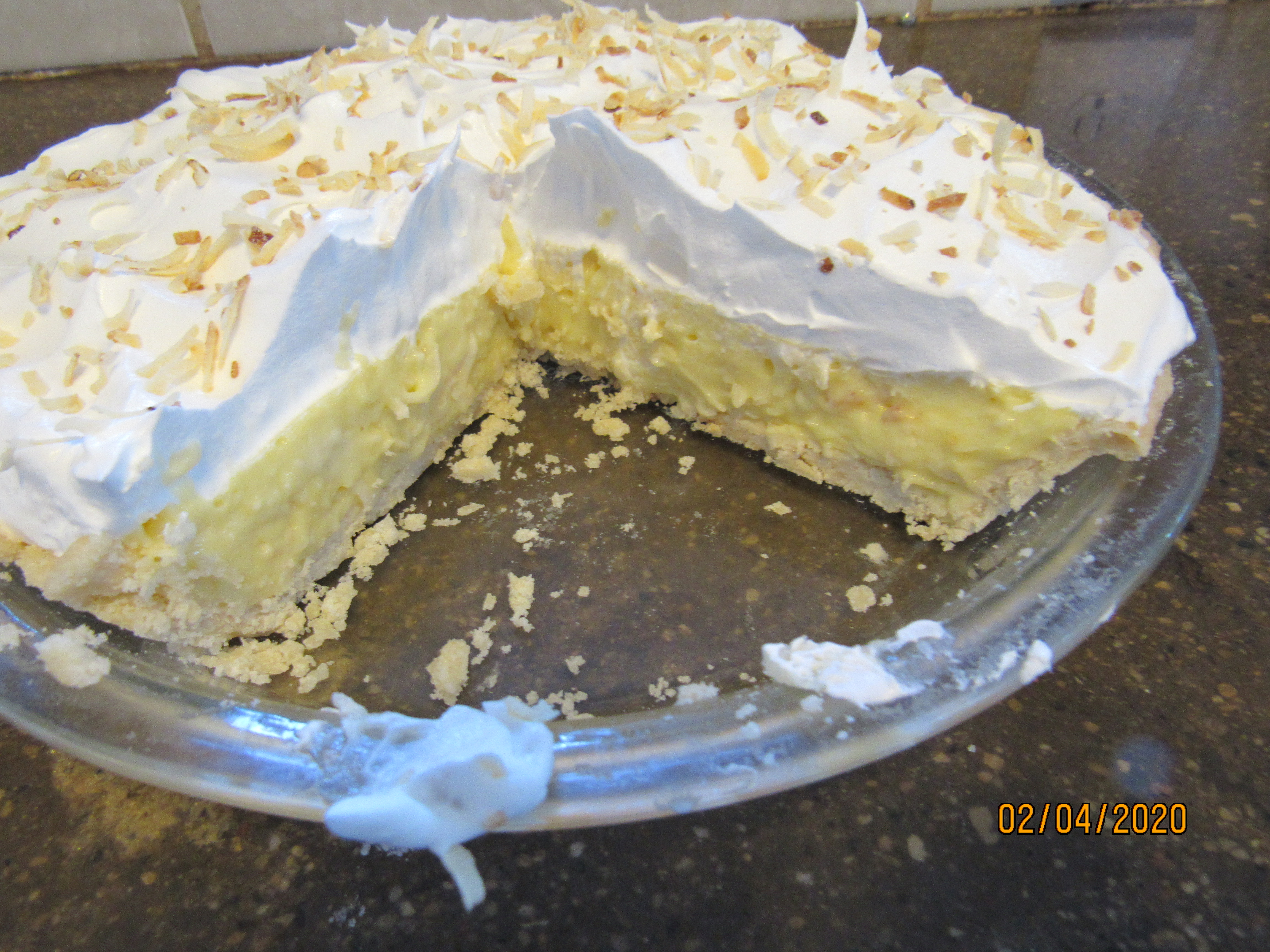 cut piece of pie